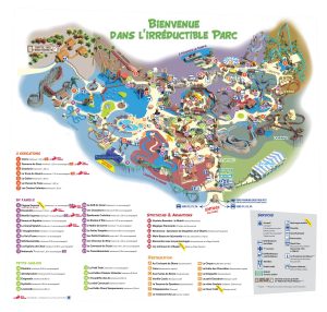 Plan détaillé Parc Astérix